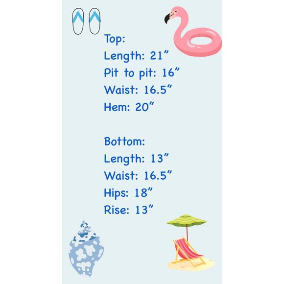 Holipick Tankini Set Blue Floral Tummy Control Swimwear Size XXL - Picture 6 of 6